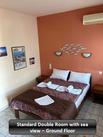 Standard Double Room with Sea View – Ground Floor